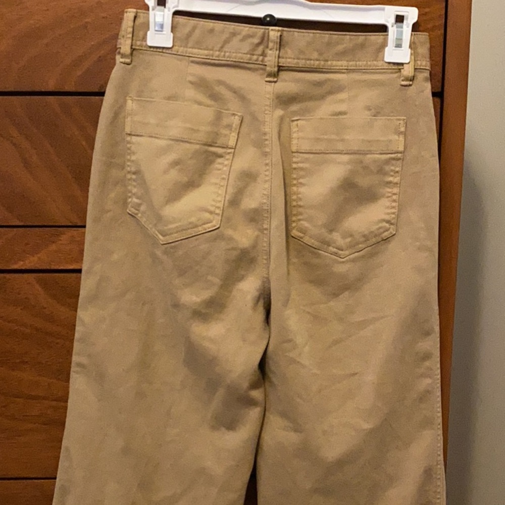 GAP High-Rise Wide Leg Crop Pants